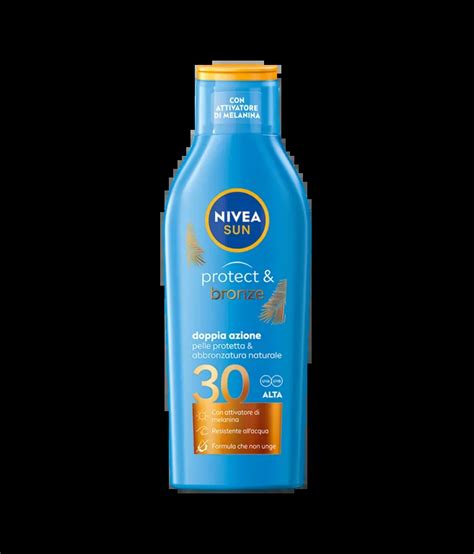 nivea latte solare protect bronze